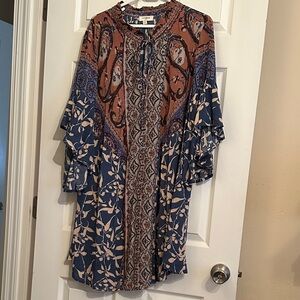 Umgee Multicolor Bohemian Dress